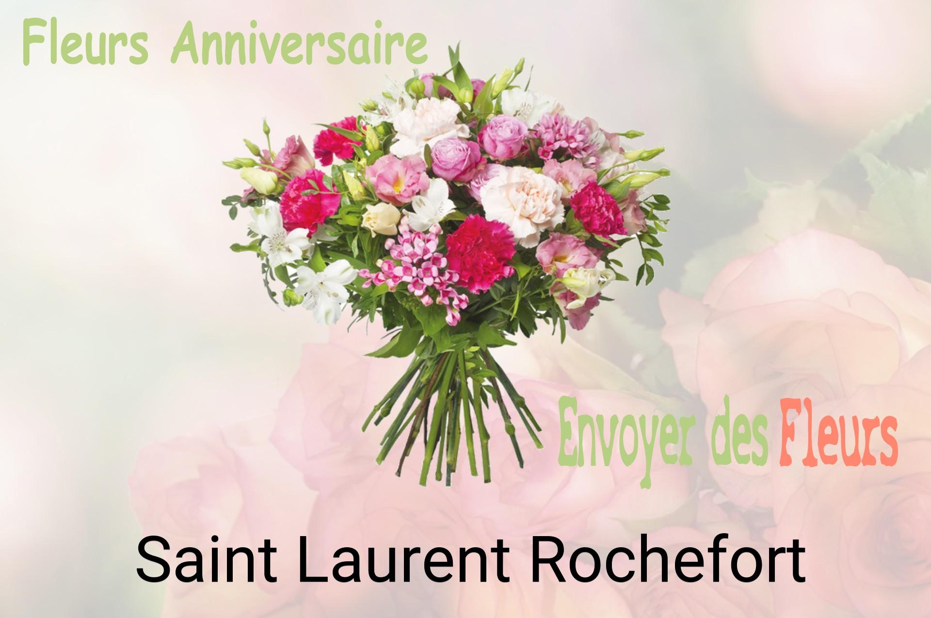 Bouquet de fleurs d’anniversaire livré à Saint-Laurent-Rochefort